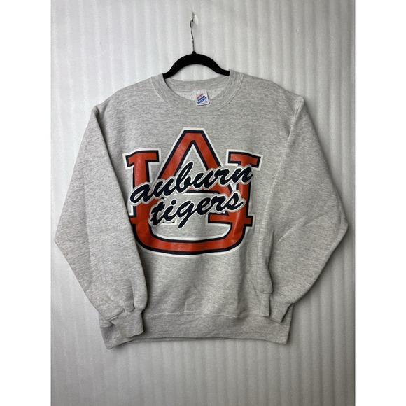 Jerzees Other - Vintage 90s Auburn University Tigers Alabama Crewneck Pullover Puff Print Sz. L